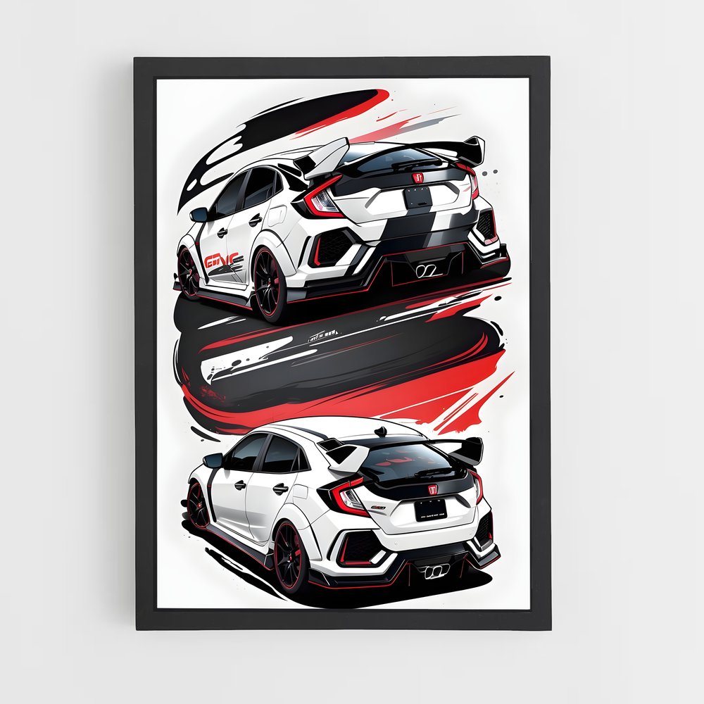 Poster Accord Sportif – affiche Honda (vue 2)